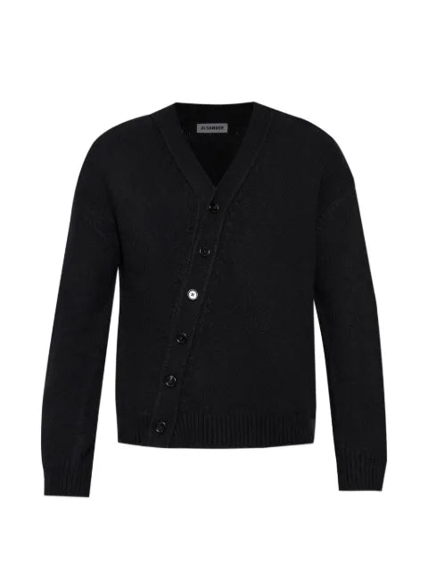Jil Sander asymmetric-fastening cardigan