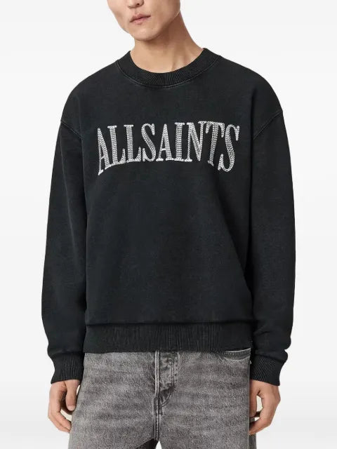 AllSaints Dash logo-embroidered sweatshirt