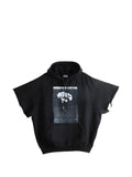 Balenciaga The Song Of The Highest Tower cut-off sleeve hoodie