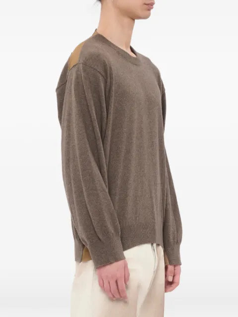 Magliano Free Camping panelled crew-neck sweater