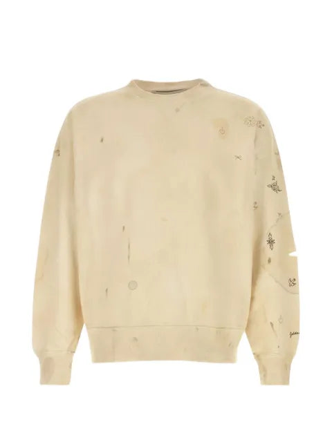 Golden Goose distressed graphic-print sweatshirt