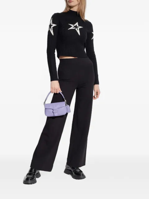 Perfect Moment star-intarsia cable-knit sweater