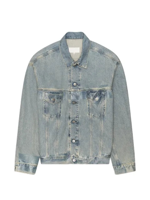 Maison Margiela tape-detail denim jacket