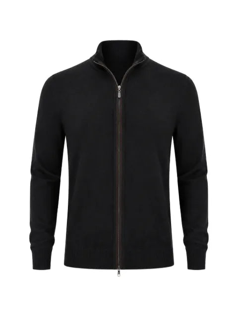 Fileria zip-fastening cardigan