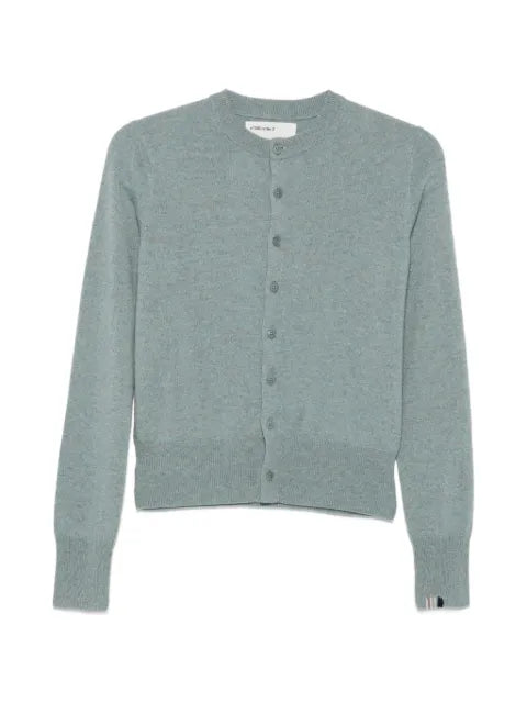 extreme cashmere Little 2 button-up knitted cardigan