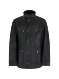 Barbour International Tourer Duke waxed-finish multi-pocket jacket