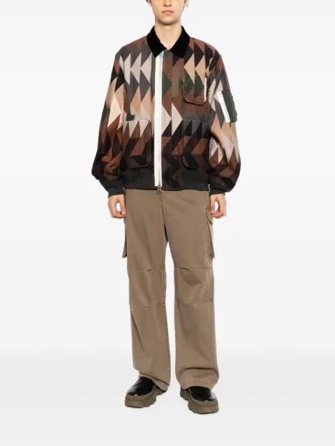 sacai x A.P.C. quilts jacket