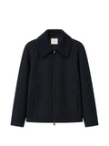 RETORI detachable-collar wool jacket