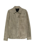 Salvatore Santoro suede press-stud jacket