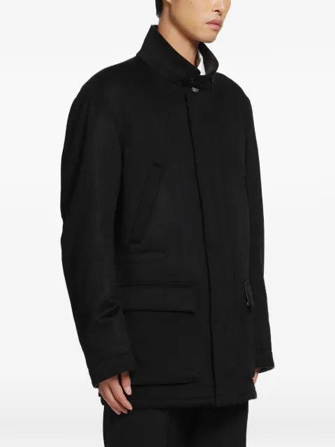 Lardini high-neck field jacket