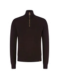 Paul & Shark ribbed-knit quarter-zip sweater