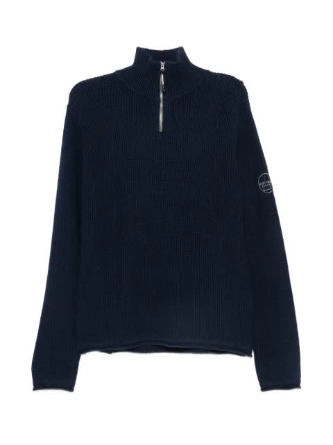 Murphy&Nye ribbed-knit quarter-zip sweater