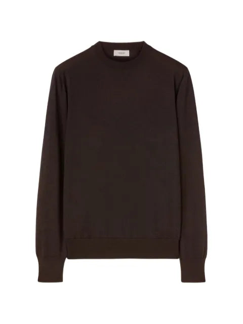 Agnona ribbed-trim crew-neck sweater