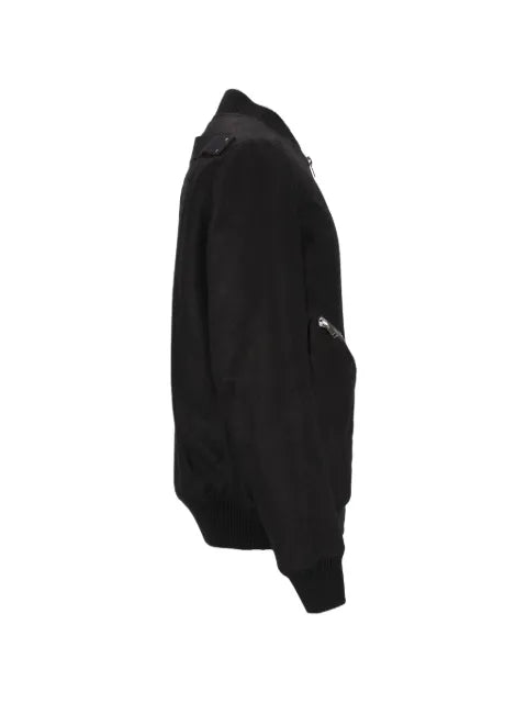Rick Owens Heizer Flight ramie moleskin jacket