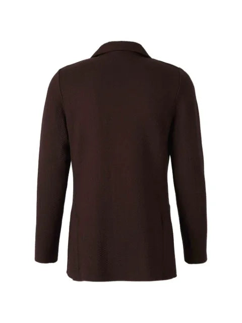 Lardini herringbone-knit jacket