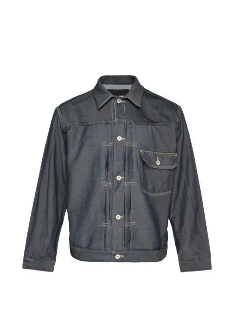 Comme des Garçons Homme pleated cinch-back denim jacket