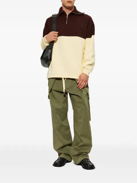LOEWE colour-block Anagram-embroidered sweater