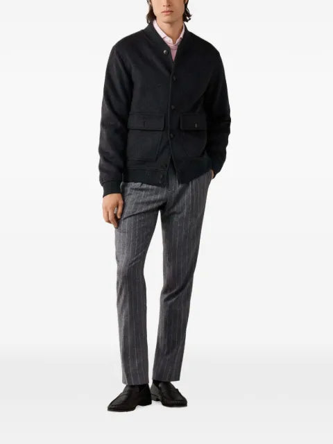Hackett London button-up bomber jacket