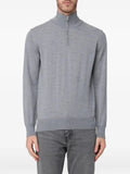 BROOKSFIELD half-zip long-sleeve sweater