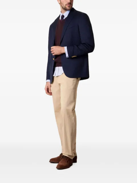 Brooks Brothers single-breasted gold-button blazer