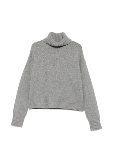 extreme cashmere Crop Xtra roll-neck sweater