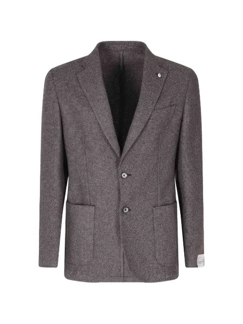 l.b.m. single-breasted wool blazer