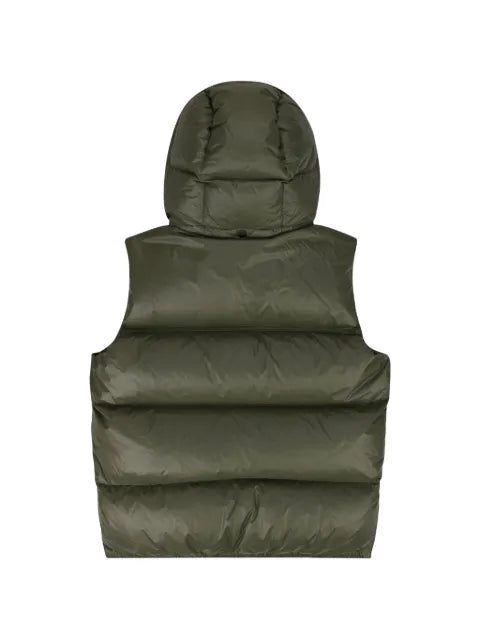 Purple Brand quilted hooded gilet