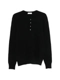 Roberto Collina ribbed-knit henley sweater
