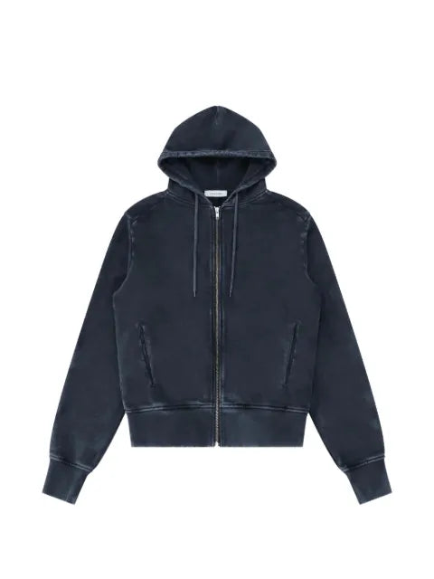 ENTIRE STUDIOS faded-wash zip-up hoodie