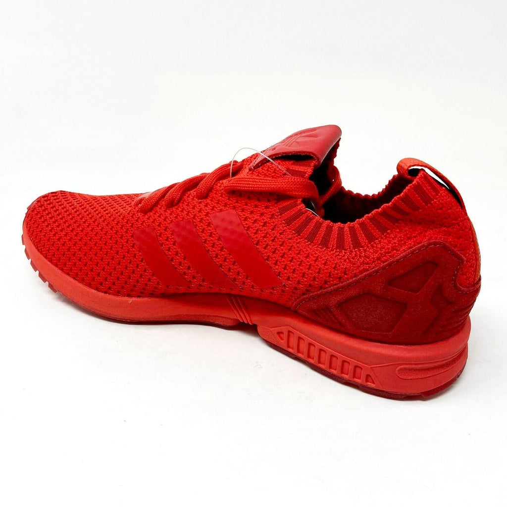 Adidas Originals ZX Flux PK Tripe Red Mens Primeknit Running Shoes S76497