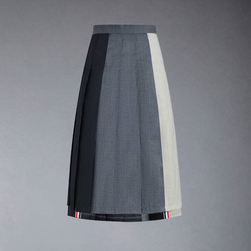 Women's Tri-Color Long Skirt | Thom Browne