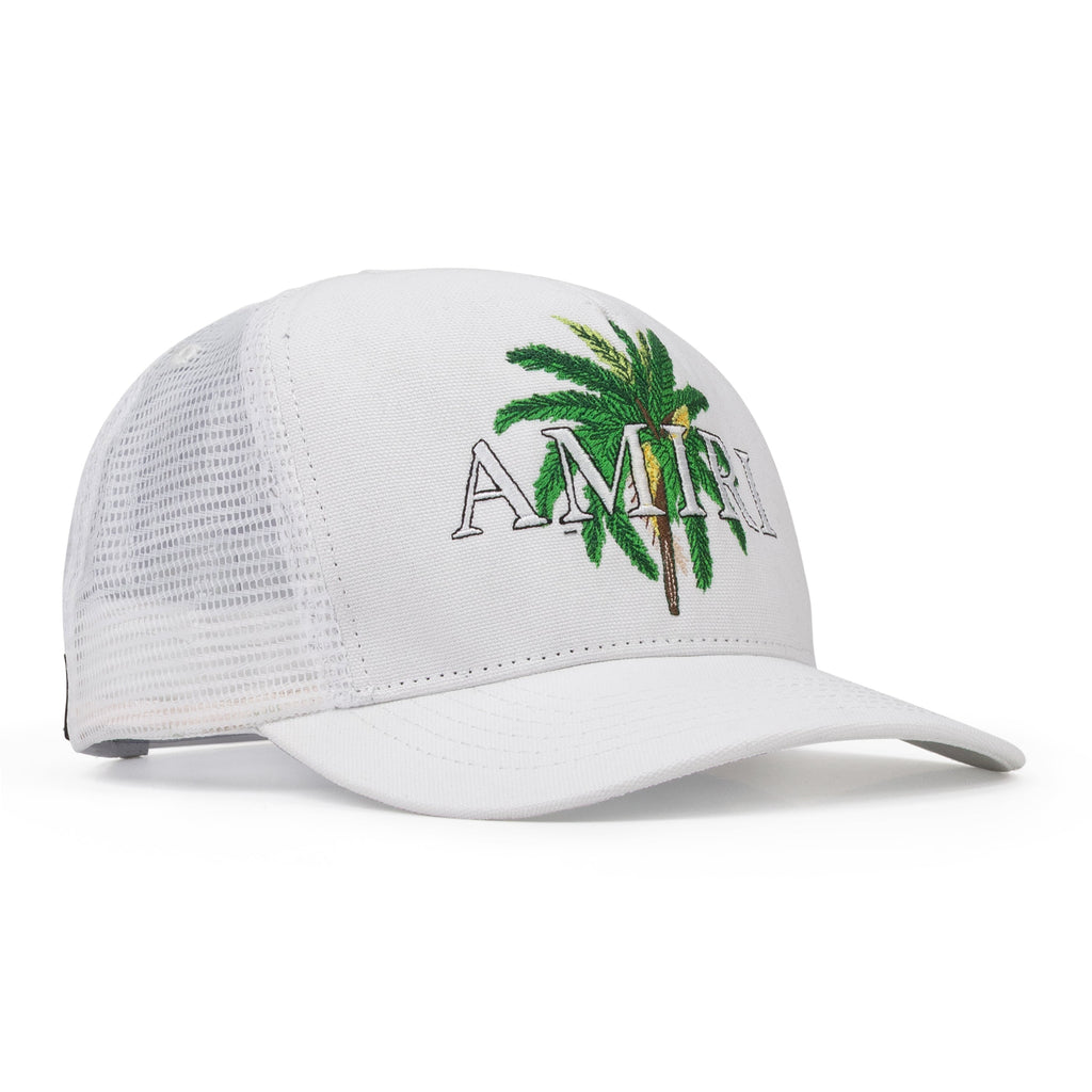 White PALM TREE HAT