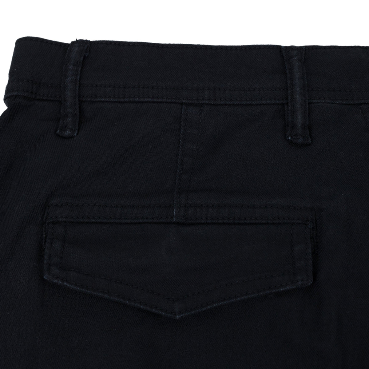 Black Cotton Cargo Pants
