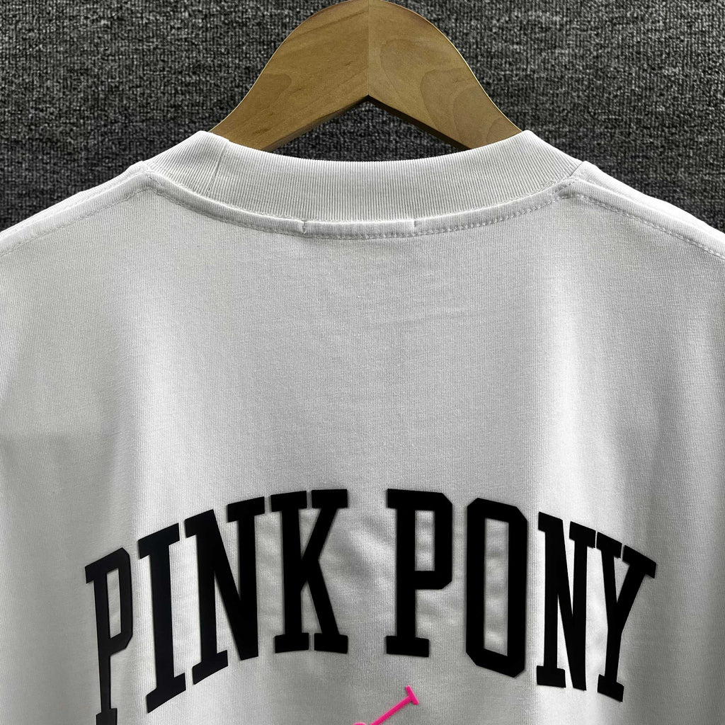 Polo Ralph Lauren Men’s Crew‑Neck Short‑Sleeve T‑Shirt With Pink Pony Embroidery
