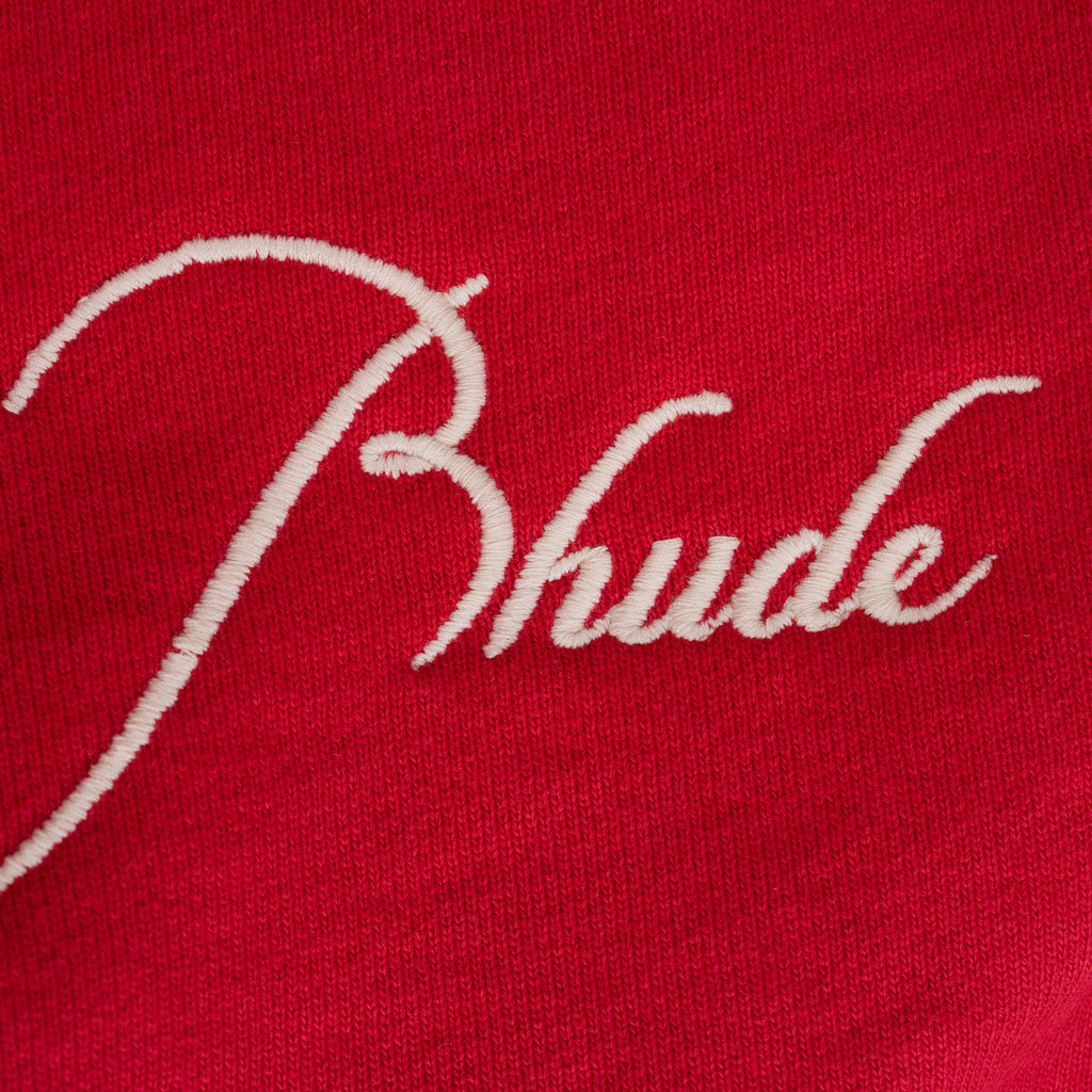 Red Script Logo Terry Sweatpants