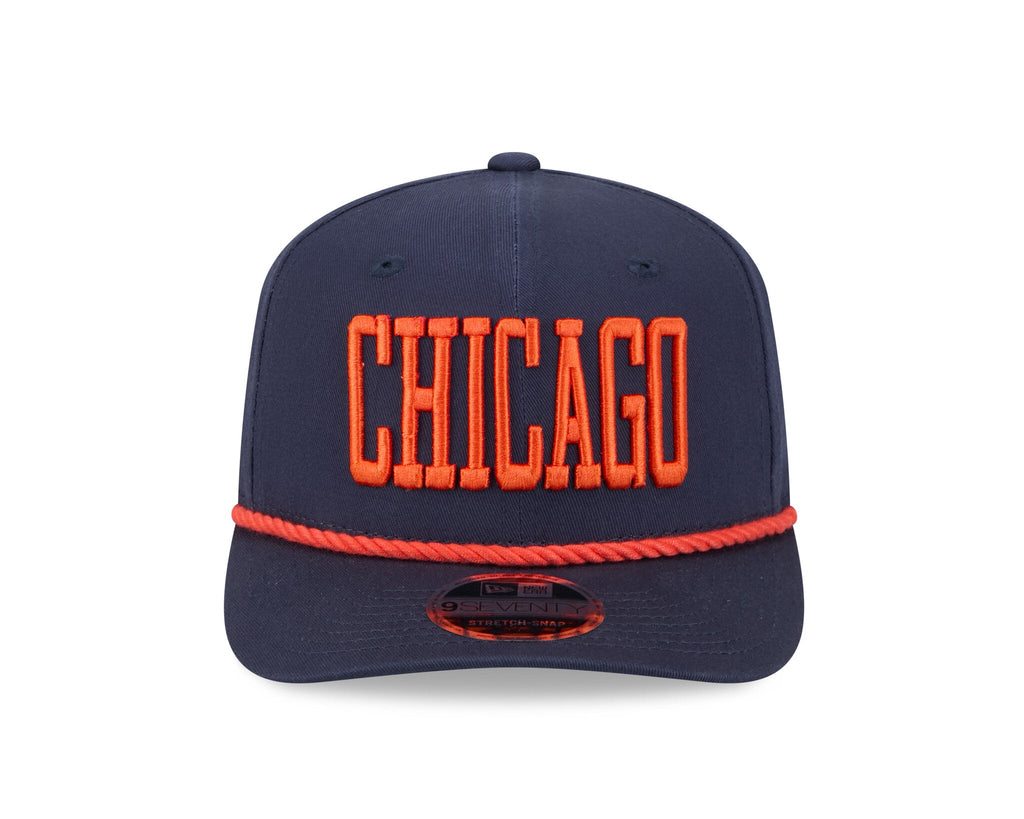 New Era 970 Chicago Bears Wordmark Stretch Snap Hat