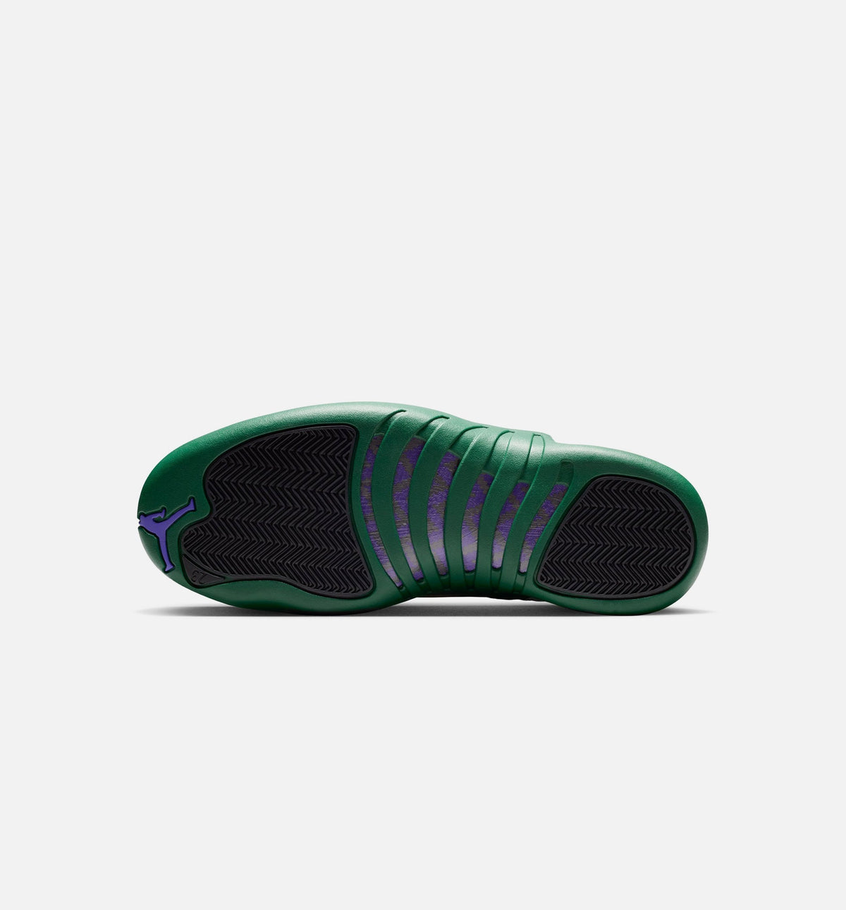 Air Jordan 12 Retro Idols Become Rivals Men's Sneakers - Summit White / Gorge Green / Fierce Purple