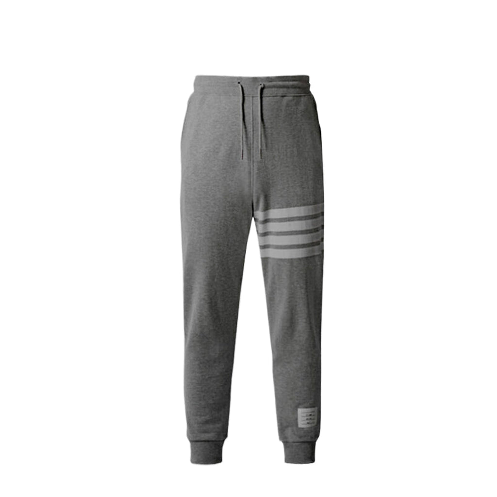 Thom Browne Style Four-Bar Unisex Sweatpants