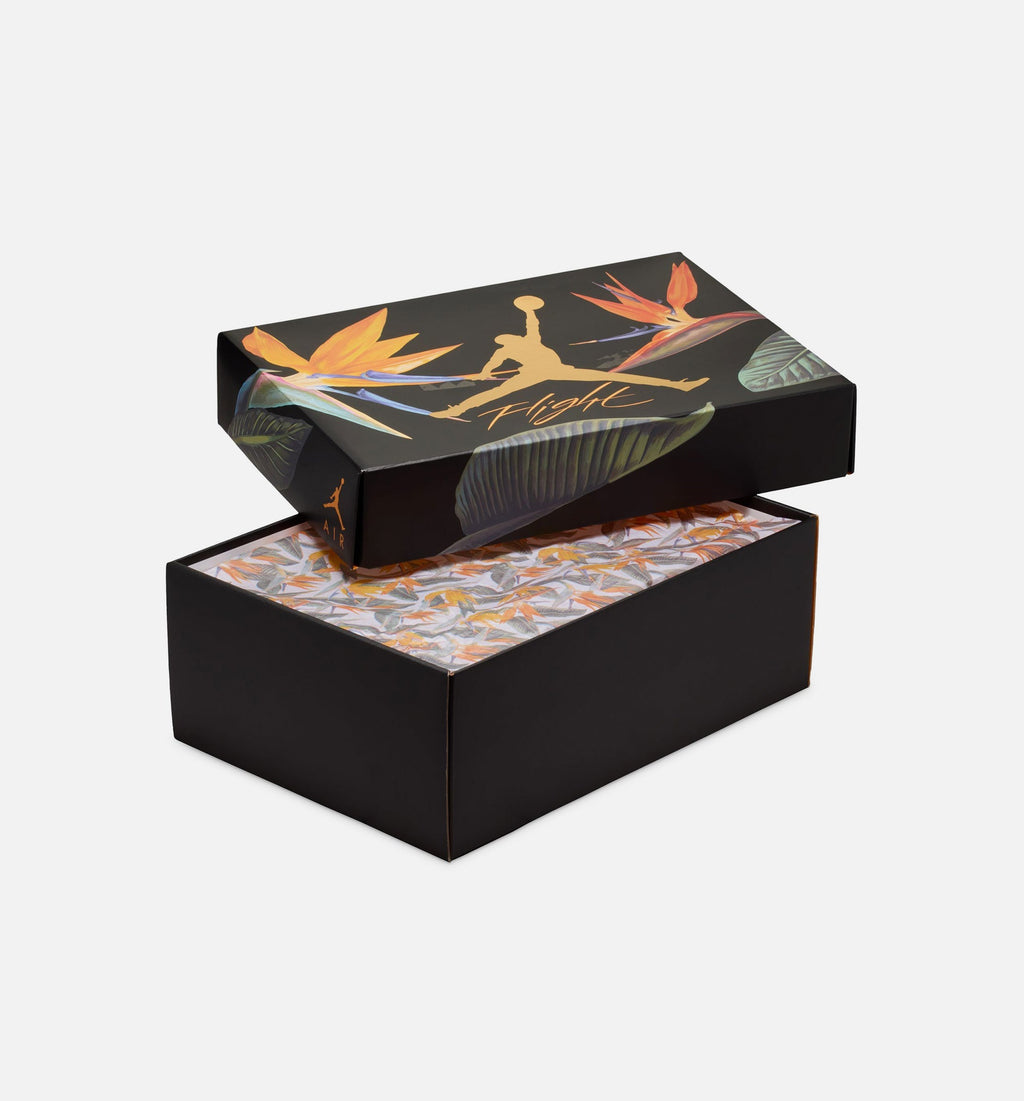 Air Jordan 4 Retro Birds of Paradise – Women's Lifestyle Shoe | Coconut Milk/Metallic Gold/Muslin/Bright Mango/Sundial/Black