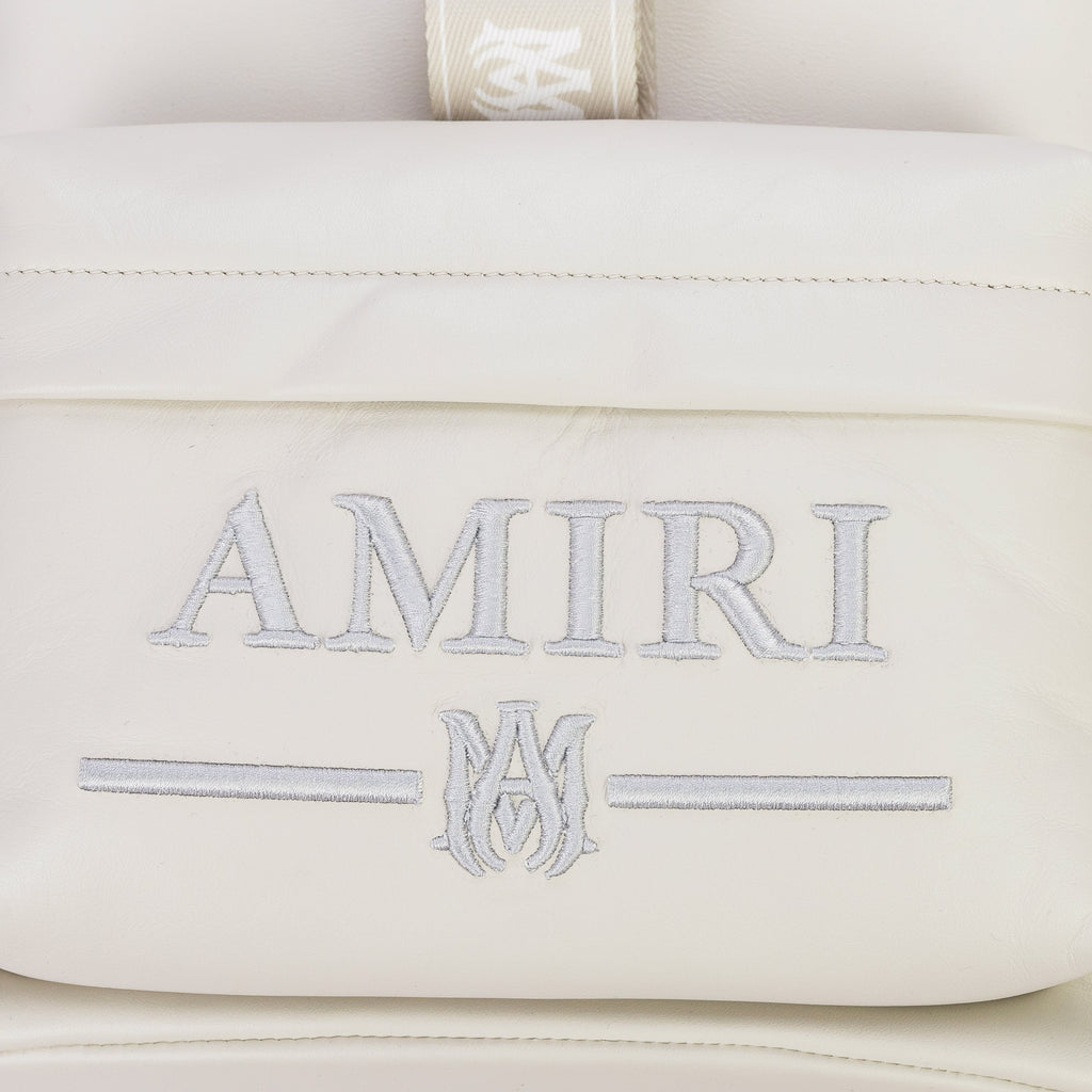 Alabaster Nappa Logo Embroidery Rucksack