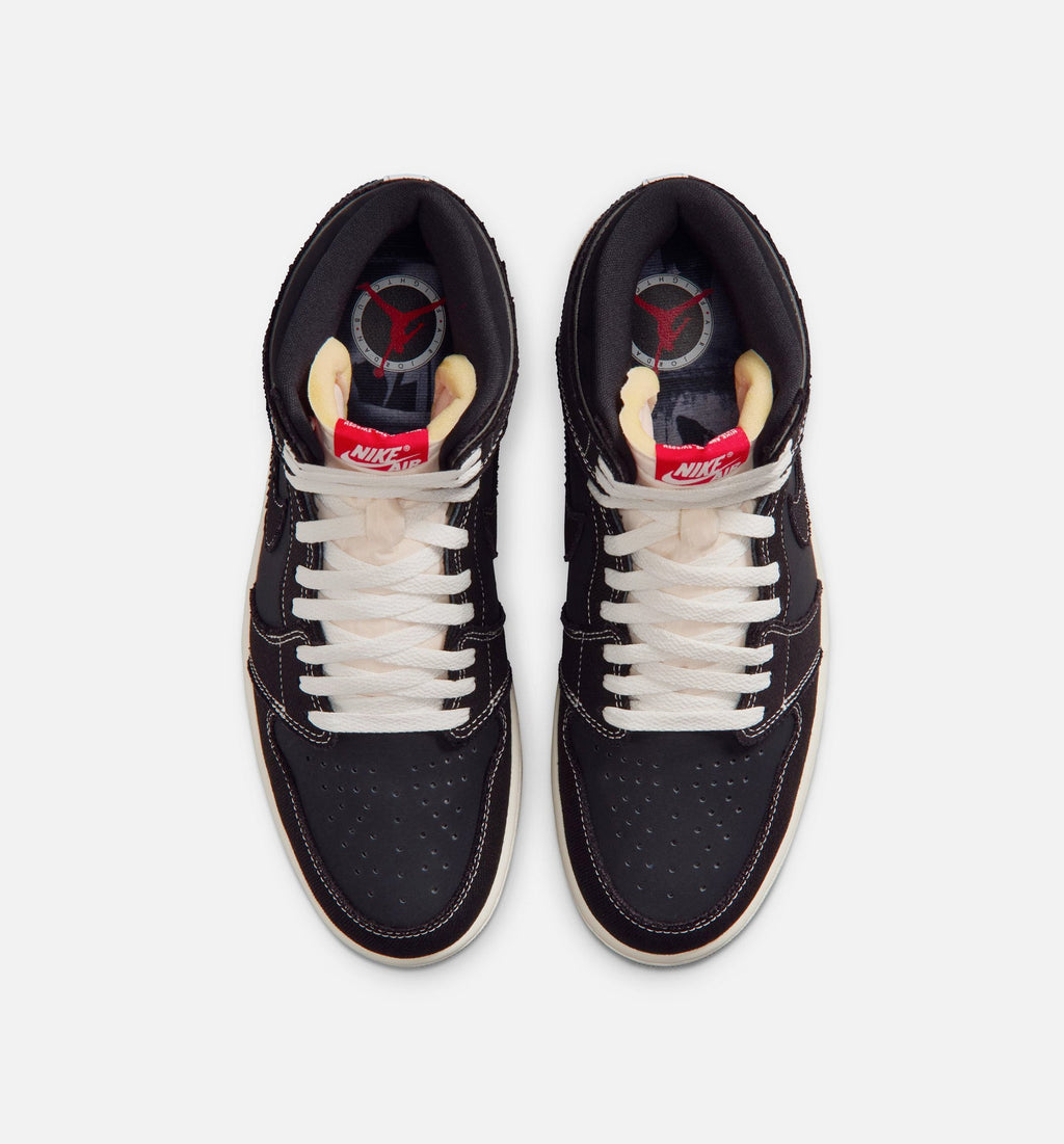 Air Jordan 1 Retro High OG Mens Lifestyle Shoe - Black/University Red/Sail/Gum Medium Brown