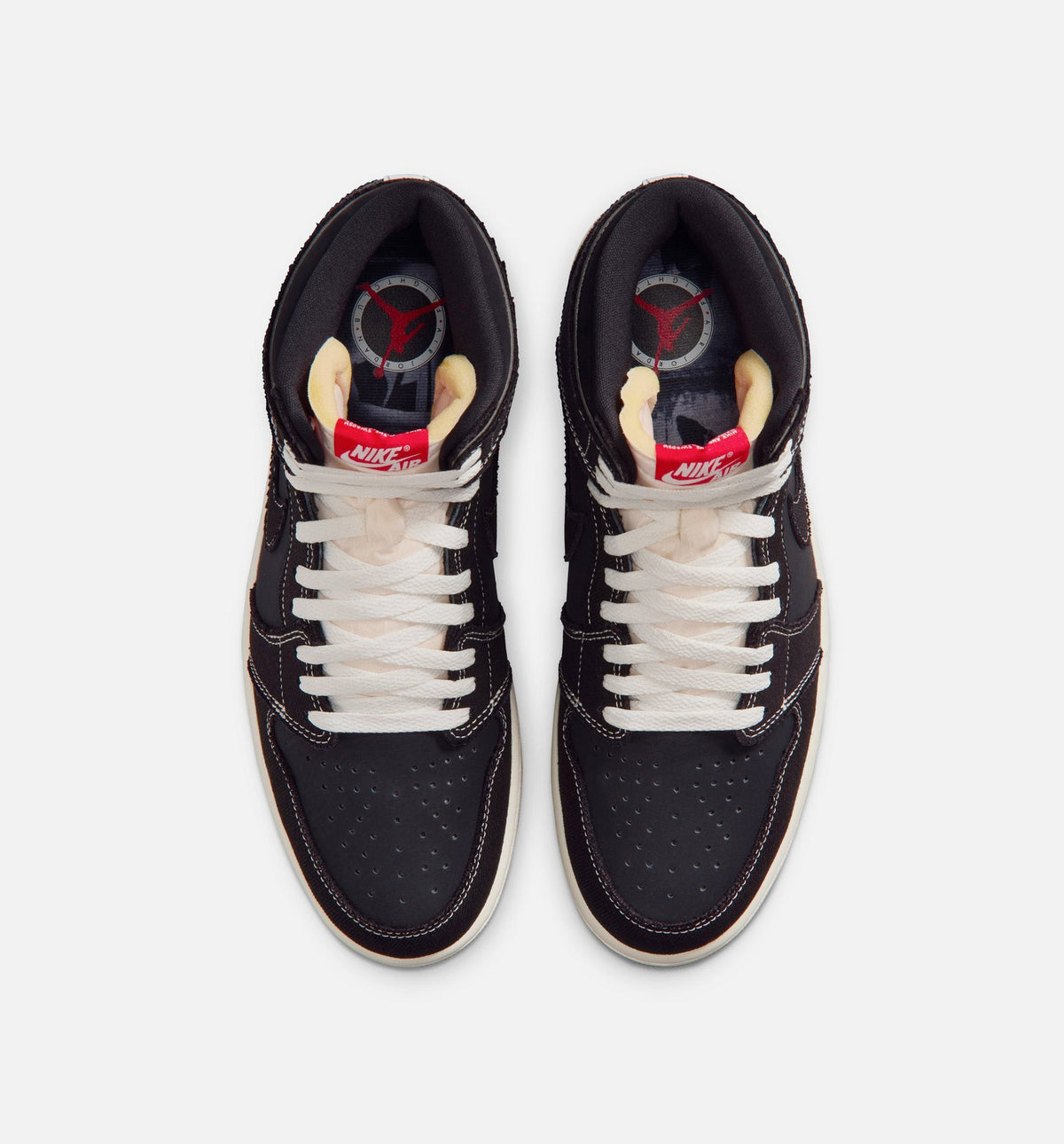 Air Jordan 1 Retro High OG Flight Club Men's Sneakers - Black / University Red / Sail / Gum Brown