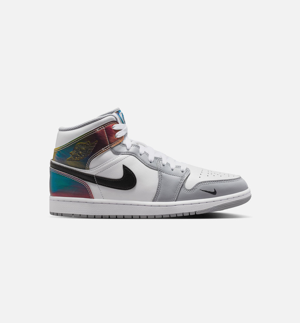Air Jordan 1 Mid SE | Men's Lifestyle Shoe | Black/White/Wolf Grey