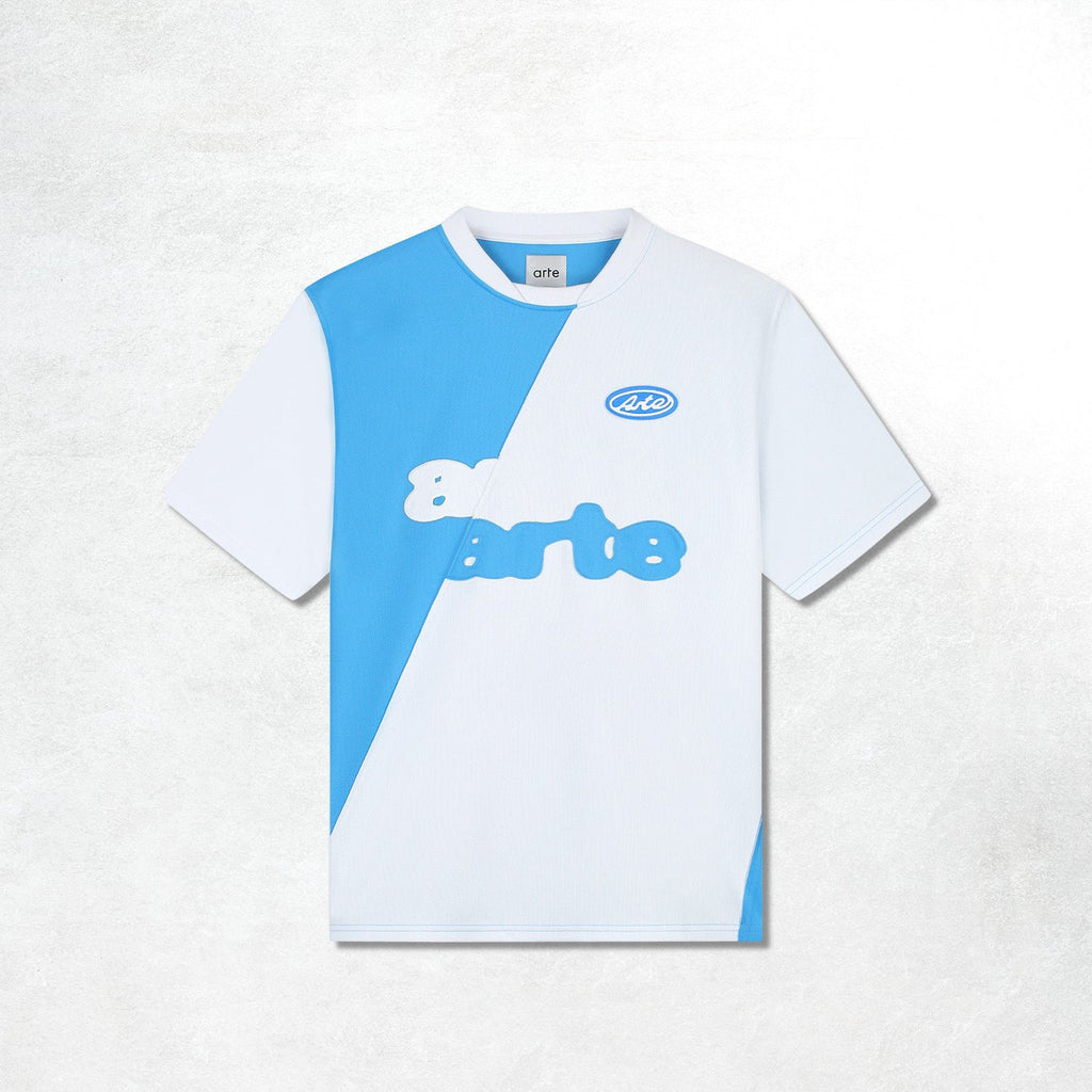Arte Football T-shirt: Blue / White