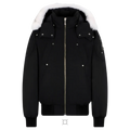 Moose Knuckles White Fur Jacket