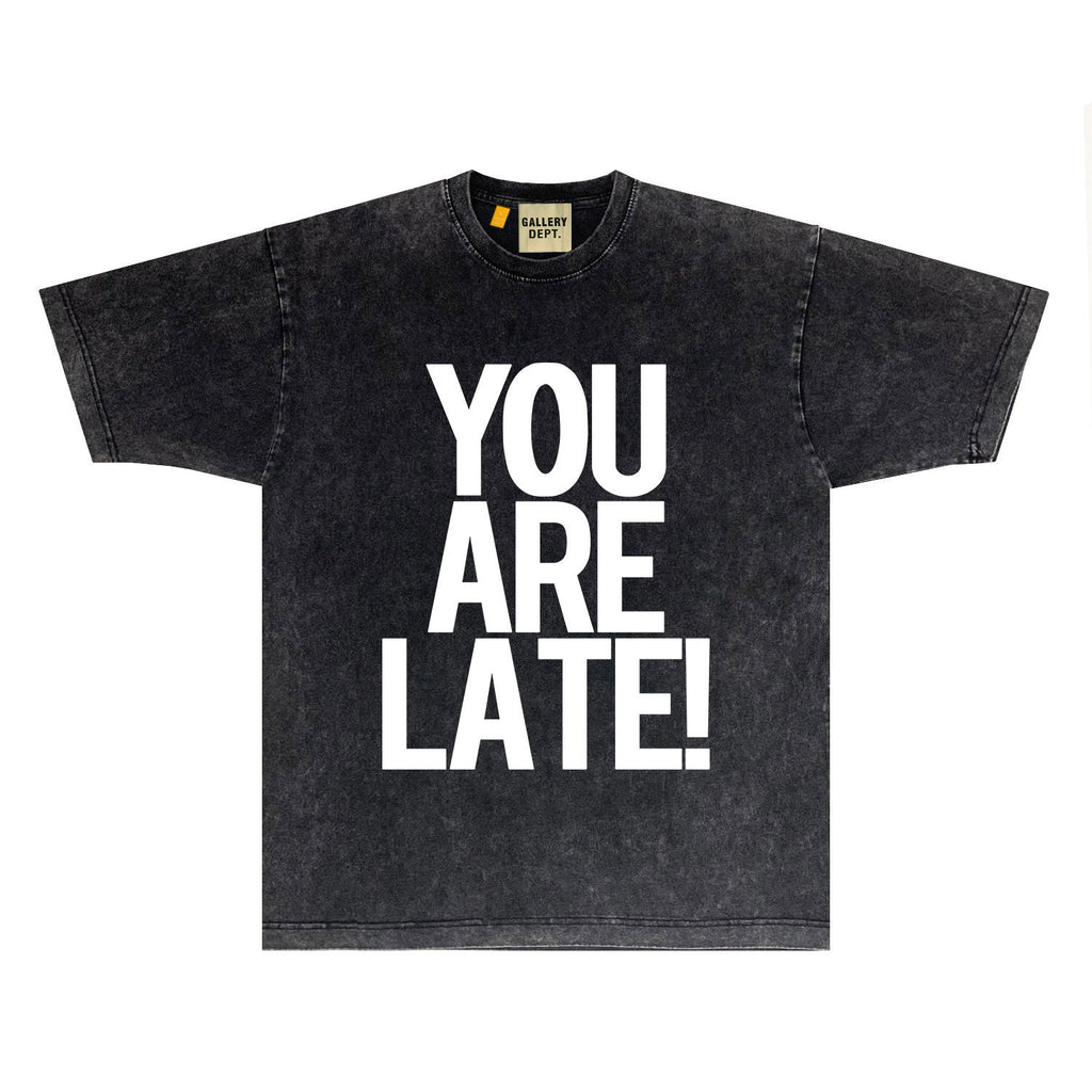 Gallery Dept T Shirts Tee Shirt Washed and Worn Short Sleeve T-shirt Blouse