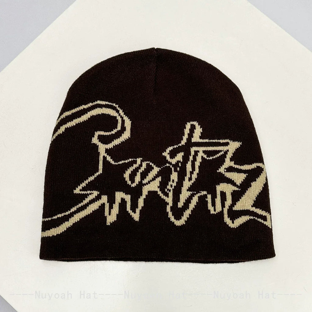 Corteiz Script Jacquard Knit Beanie
