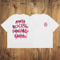 ASSC Pink Splatter White Tee