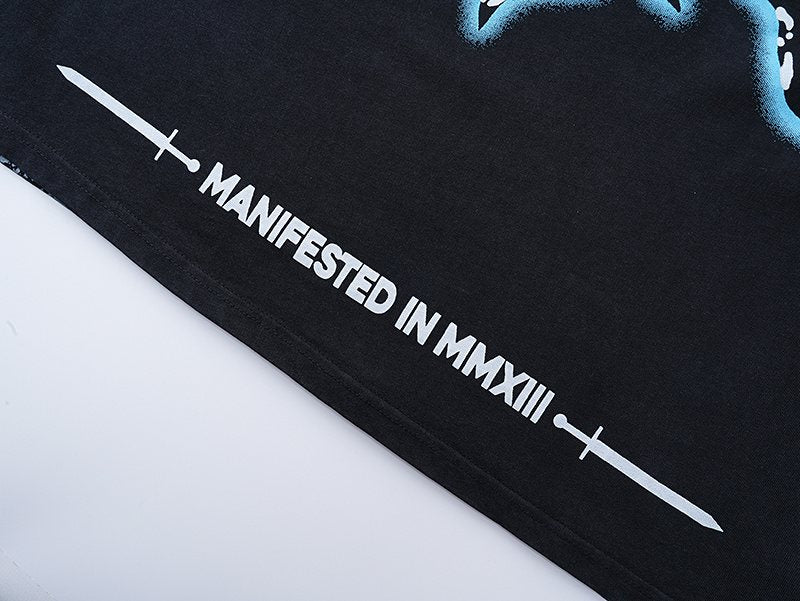 Godspeed Skull & Blue Eye Graphic T-Shirt