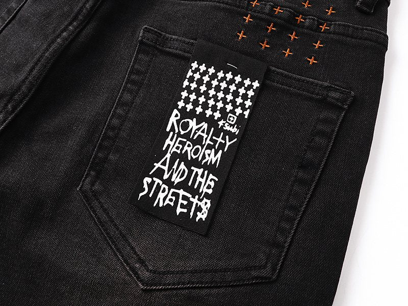Ksubi Royalty Heroism Slim Tapered Black Jeans